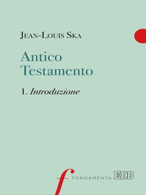 cover image of Antico Testamento. 1. Introduzione